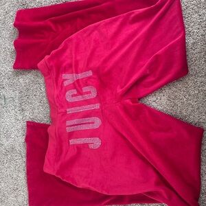 Juicy Couture Fuchsia Velour Lounge Pants